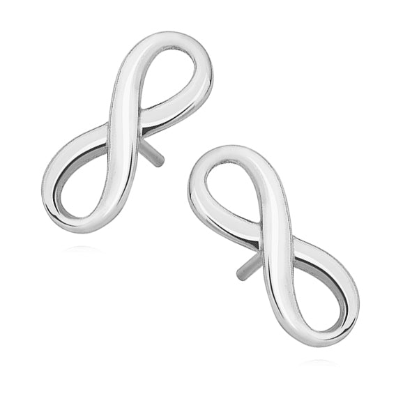 Silver earrings infinity - #jewelry for women# - Starry Silver